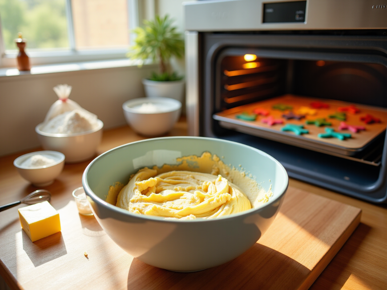 4 steps to make delicious animal cookies at home