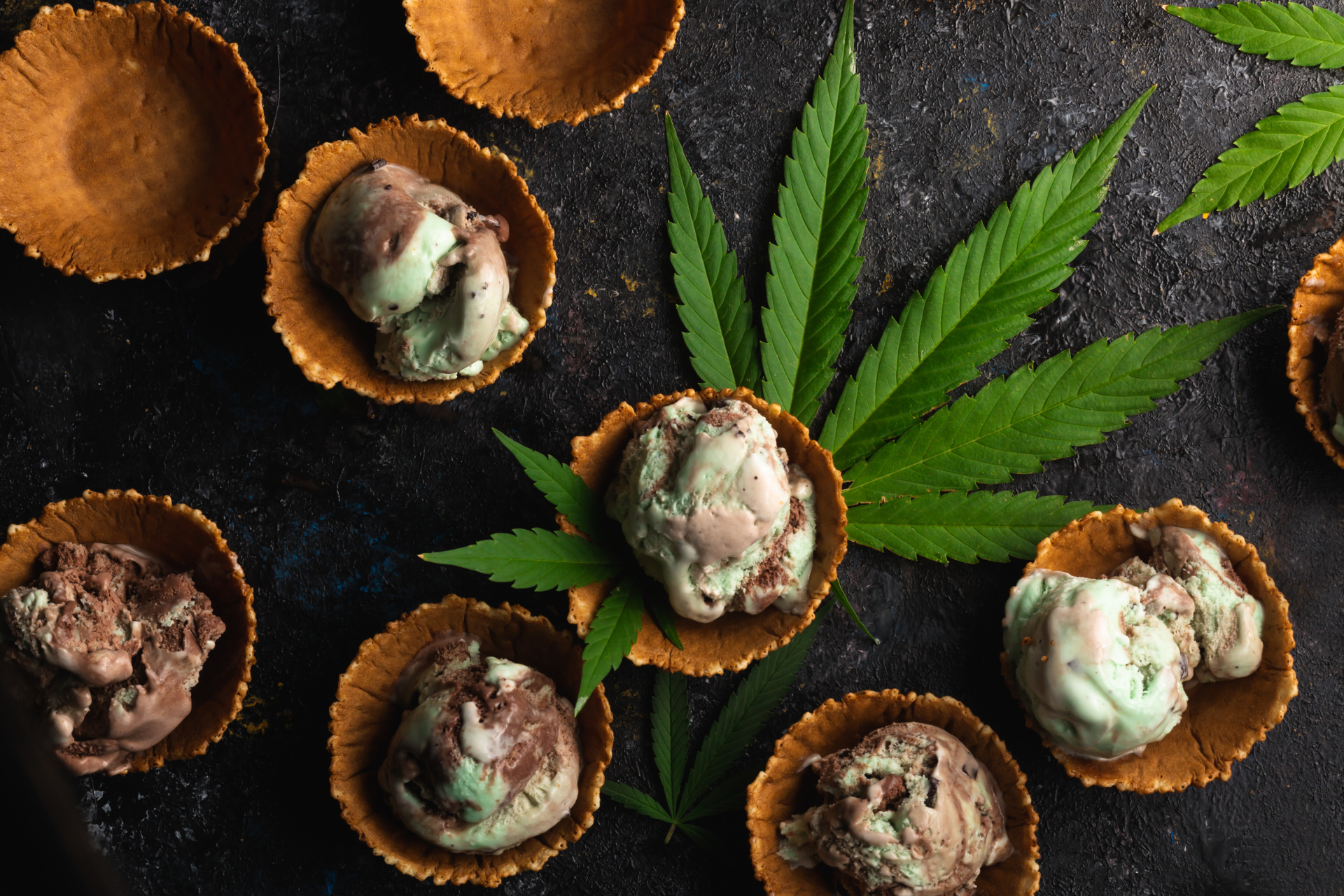 Cannabis-infused ice cream