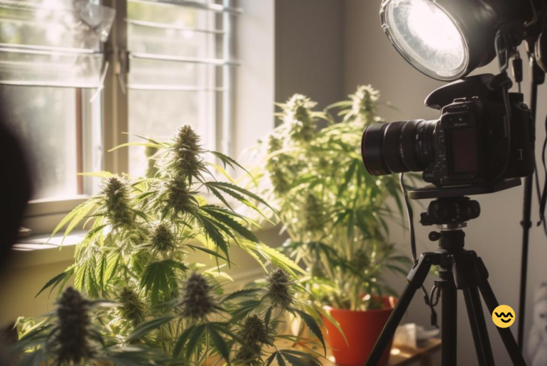 indoor cannabis harvesting