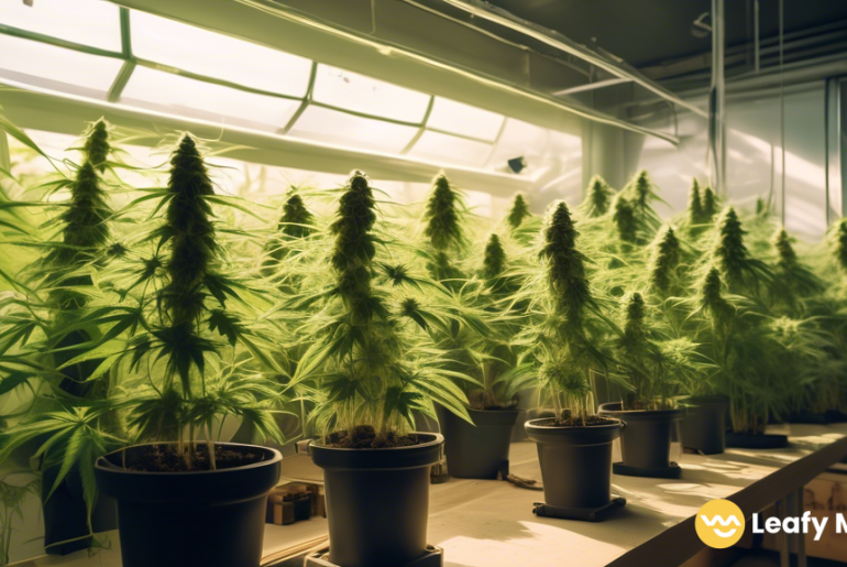 Discover the Top Indoor Cannabis Strains for Home Cultivation in this captivating photo showcasing a vibrant garden bathed in natural light.