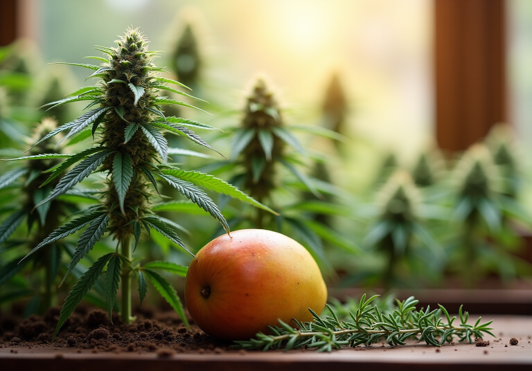 understand myrcene terpene benefits strains and profiles